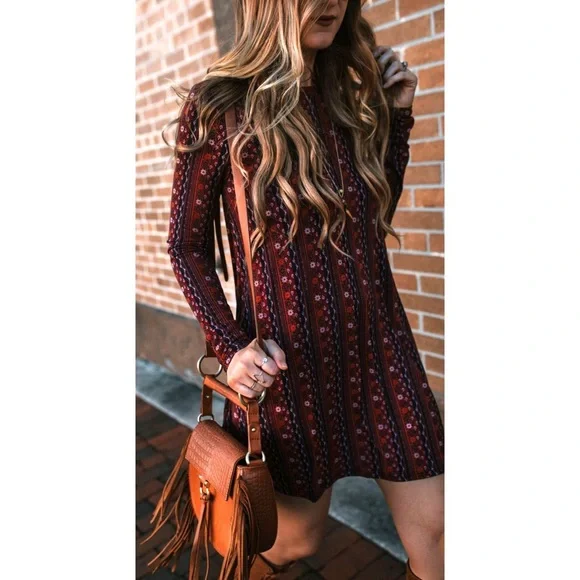 chinese dress ladies BCBGeneration Women's Flare Long Sleeve Dress, Black, Large at Amazon  Women's Clothing store